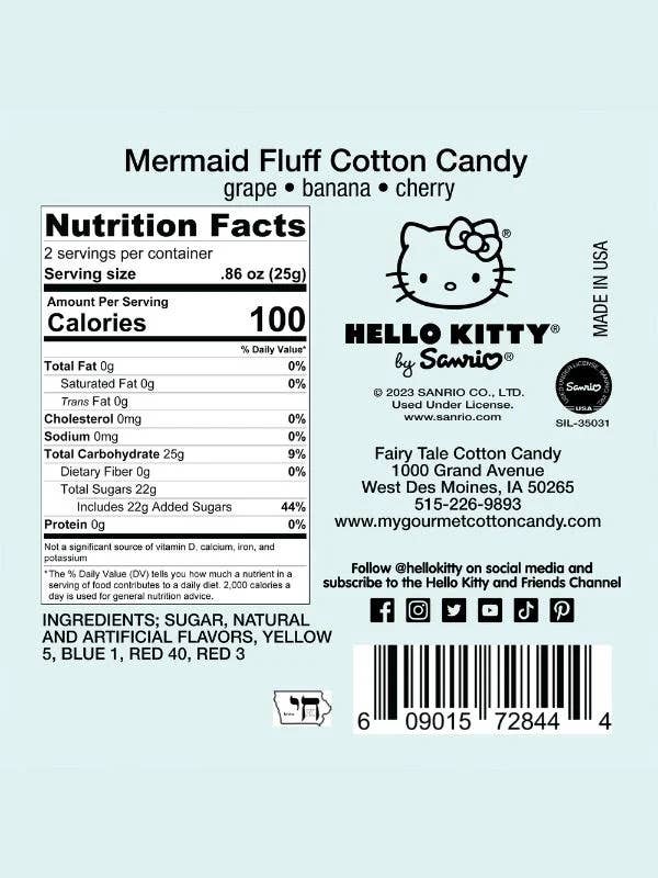 Hello Kitty Mermaid Fluff Cotton Candy