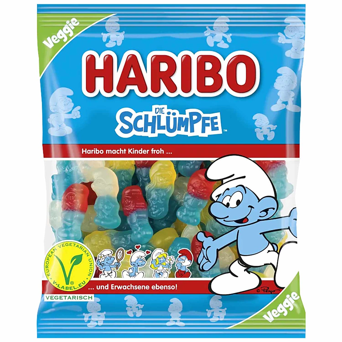 Haribo Die Schluempfe Smurfs (Germany): Small 100g