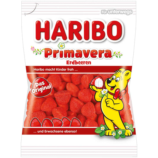 Haribo Primavera Erdbeeren (Germany): Small 100g