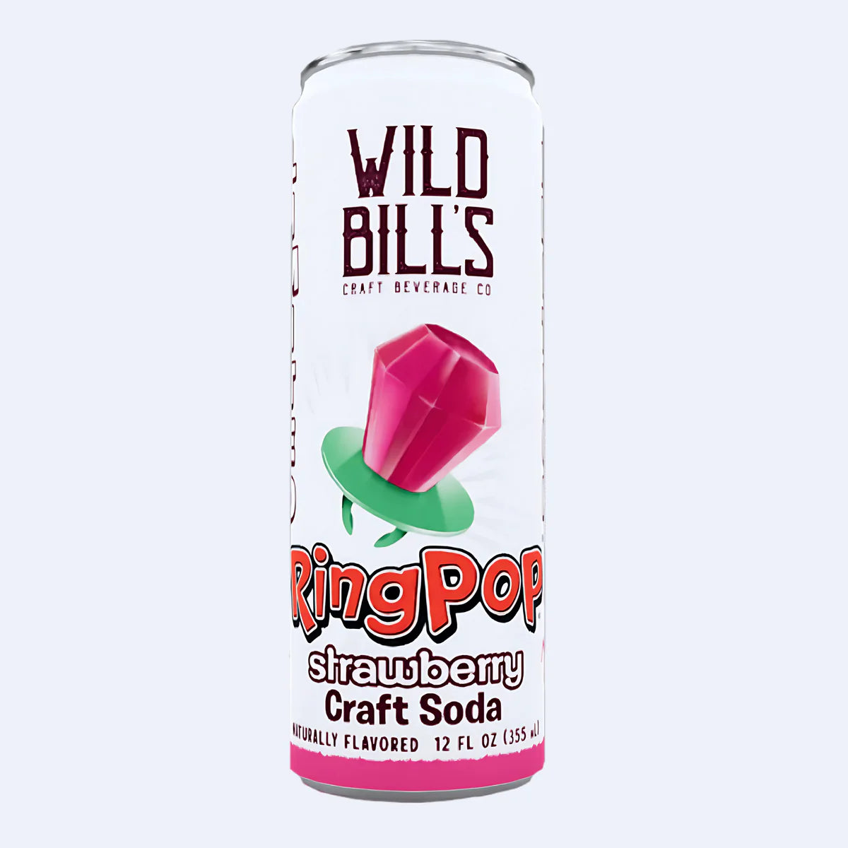 Wild Bills Ring Pop Strawberry Craft Soda
