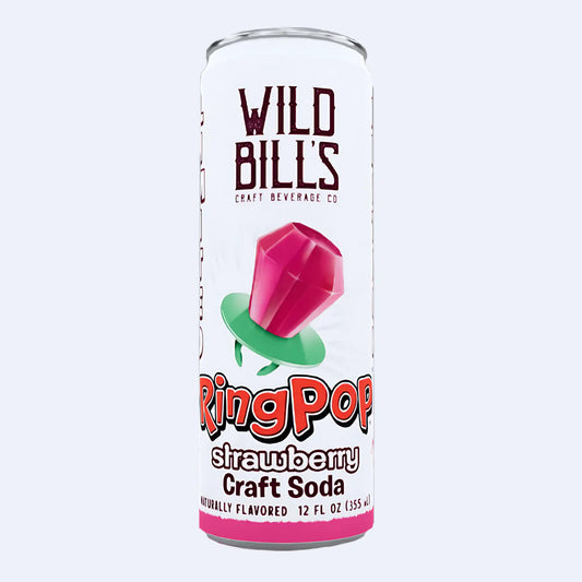 Wild Bills Ring Pop Strawberry Craft Soda
