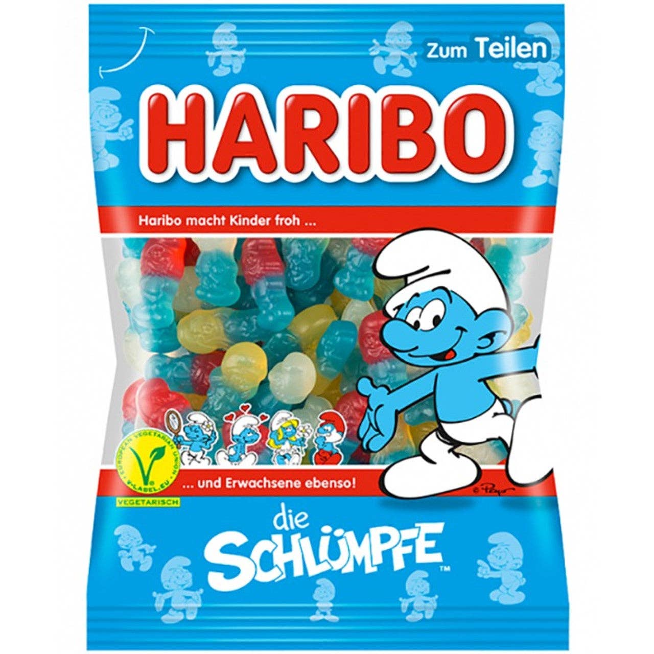Haribo Die Schluempfe Smurfs (Germany): Small 100g
