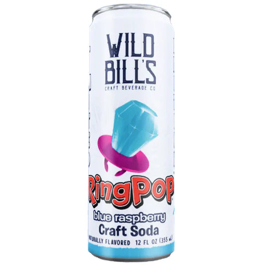 Wild Bills Ring Pop Blue Rasberry Craft Soda